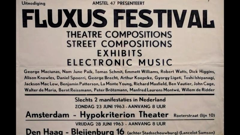 Fluxus Festival Amsterdam